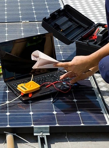 saules elektriniu remontas