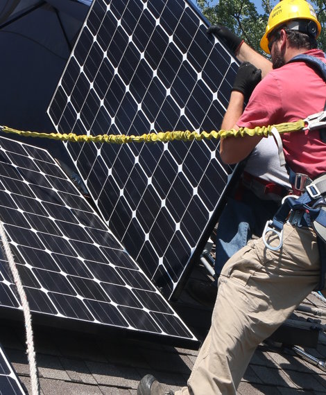 saules paneliu montavimas