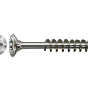 Nerūdijančio plieno A2 medsraigtis 6x40MM (skirti bituminės dangos laikikliams)