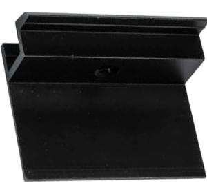 Galo laikiklis 30 mm rėmui (juodas)